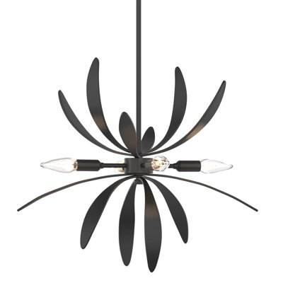 Lustre spoutnik 4 lumières Dahlia