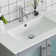Karson 96'' Double Bathroom Vanity with Ceramic Top with Mirror