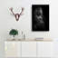 Silverback Gorilla Portrait In Abstract - Wrapped Canvas-55338577