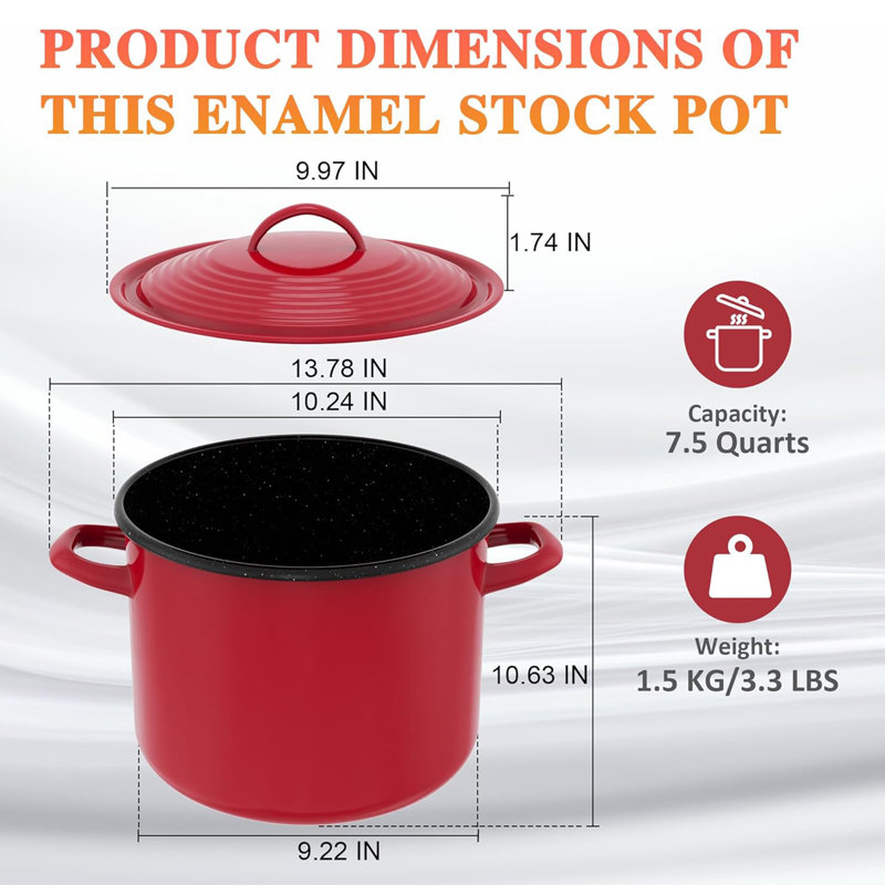1 - Piece Non-Stick Steel Cookware Set