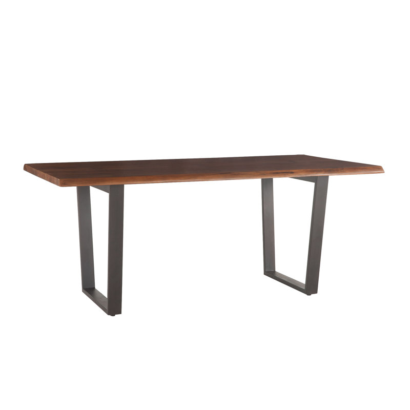Table de salle à manger en bois d'acacia Kentae