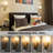 Battery Operated Wall Sconce, Pleated Fabric Rechargeable Wall Sconces-35269676
