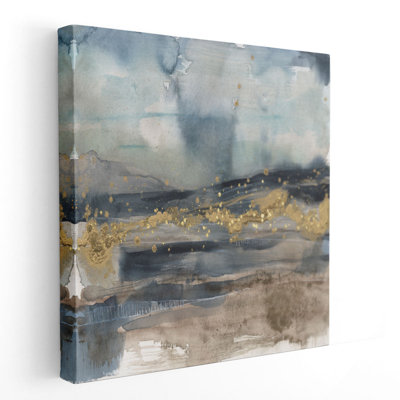 «Golden Light on the Horizon I», reproduction d'art sur toile