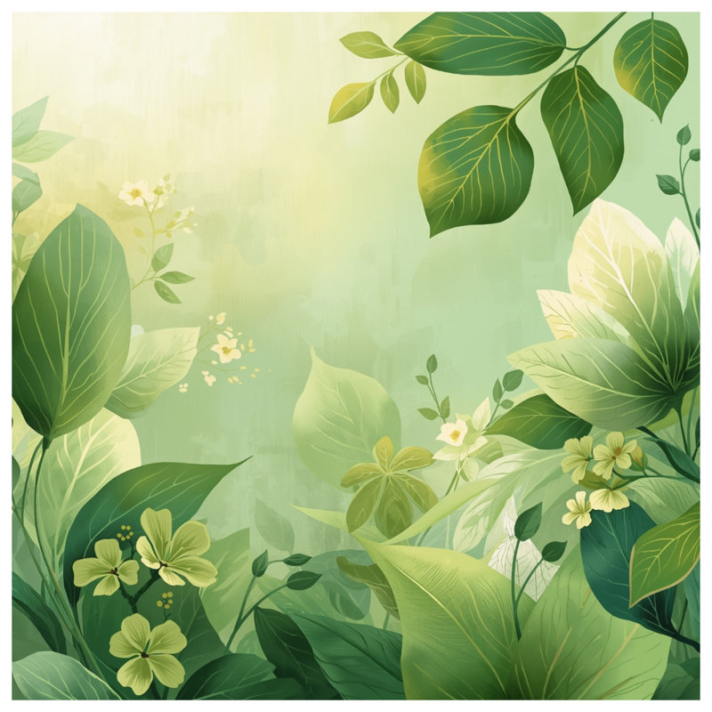 Coussins décoratifs Green Leafy Plants, 20 x 20 pouces