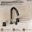 Widespread Bathroom Faucet 3 Hole, 2-Handle High-Arc Bathroom Sink Faucet with Drain Assembly -115761291