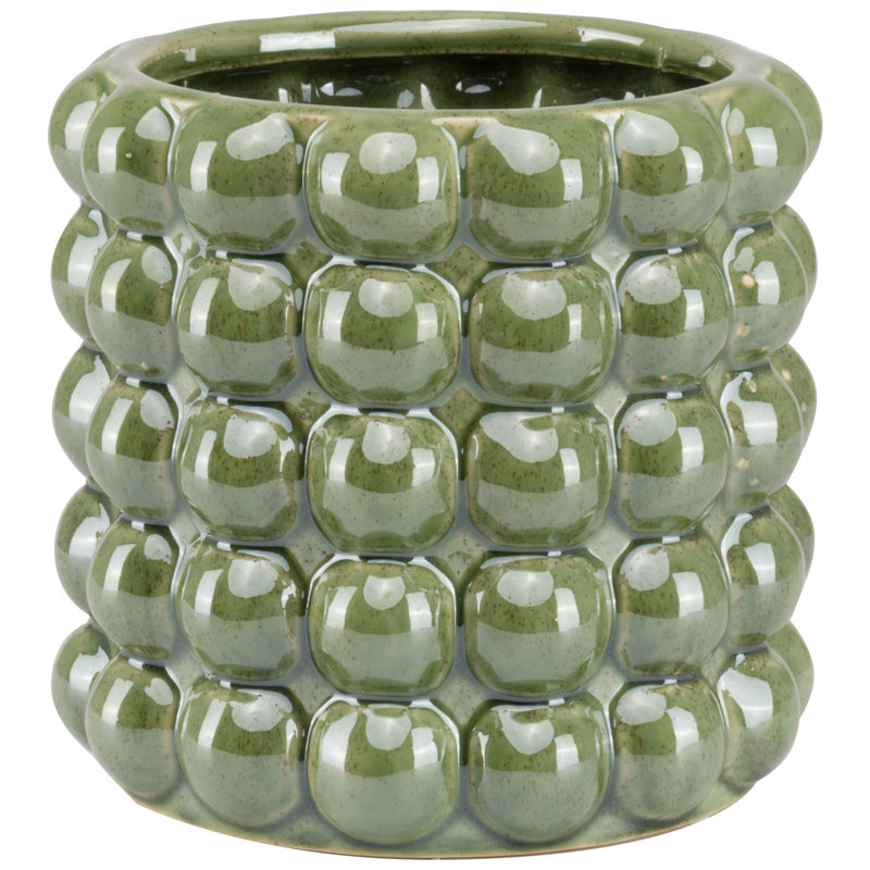 21Cm Bubble Planter, Cream, 15cm H x 16cm W x 16cm D