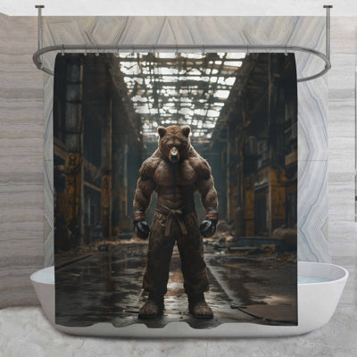Rideau de douche Bear