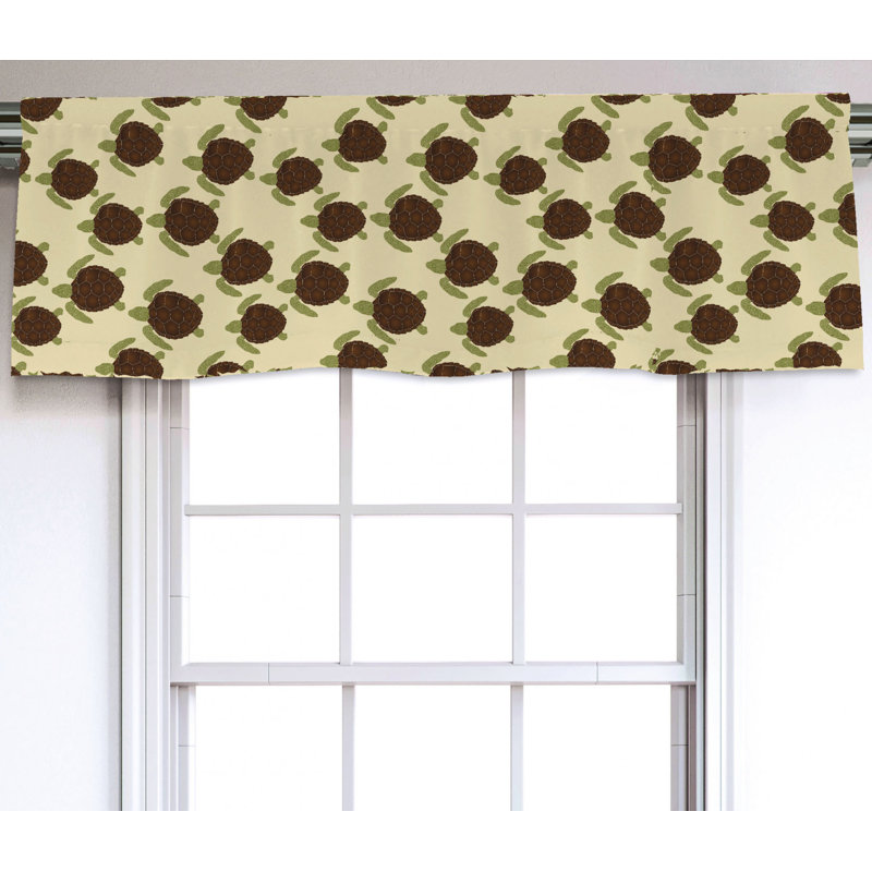 Sateen Ruffled Window Valance