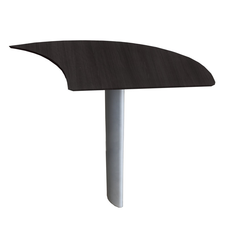 Medina Series 29.5 H x 47 W Desk Peninsula, Mocha, Right