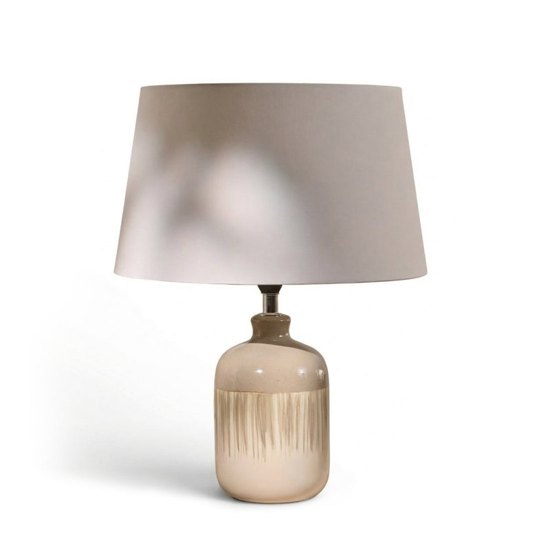 Ceramic Lamp, White, Yes