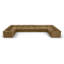 Revêtement en tissu Demars Velvet Performance 11 pièces Canapé modulaire modulaire-1892533449-1892533460