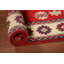 Tapis rouge en laine fait à la main Kazak 3 x 4