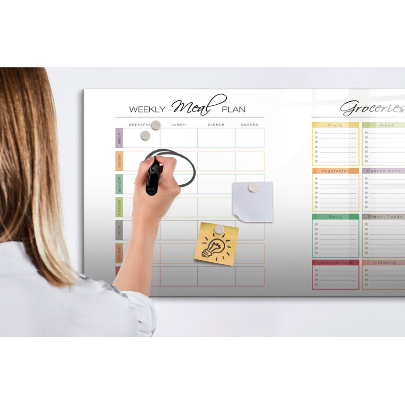 Magnetic Glass Dry Erase Board