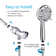 8 Function Shower Heads With Handheld Spray, High Pressure Shower Handle Set With 4.7 Inch Shower Sprayer