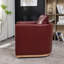 Fauteuil pivotant en cuir véritable Azib-88419630