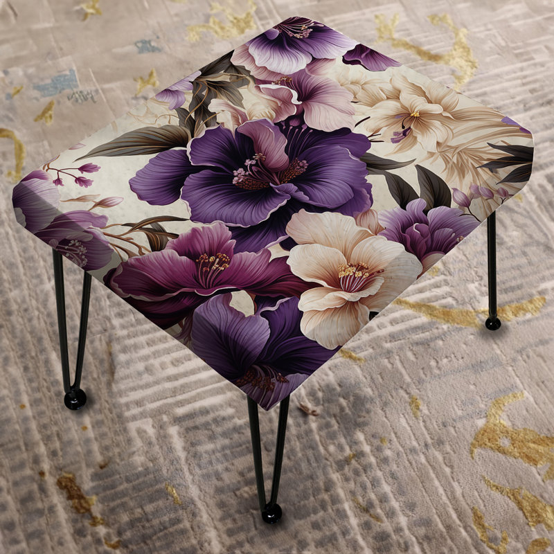 Orchid Oasis - motif tropical - repose-pieds rectangulaire tropical