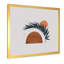 Abstrait organique avec feuille tropicale sur fond gris - impression sur toile tropicale-66802846-66802847