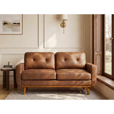 Canapé ou causeuse rembourré Mid-Century