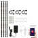 LED Smart Under Cabinet Strip Light Plug-in, Multi-Color, Timer Mode, App Control