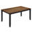 6 Piece Dining Table Set (Beige,Black,Oak)