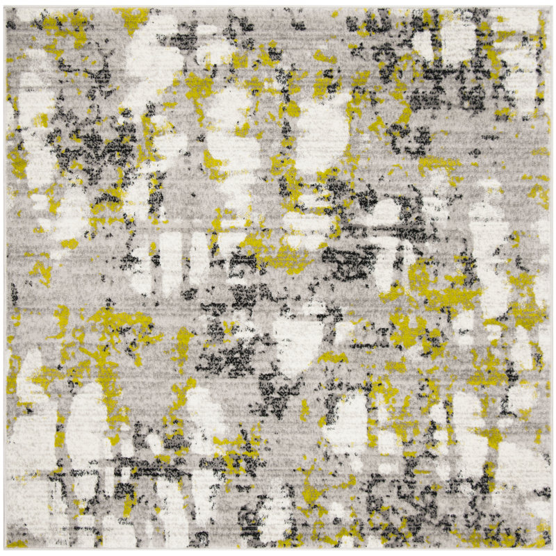 Strasser Performance Abstract Rug, Square 6'7"