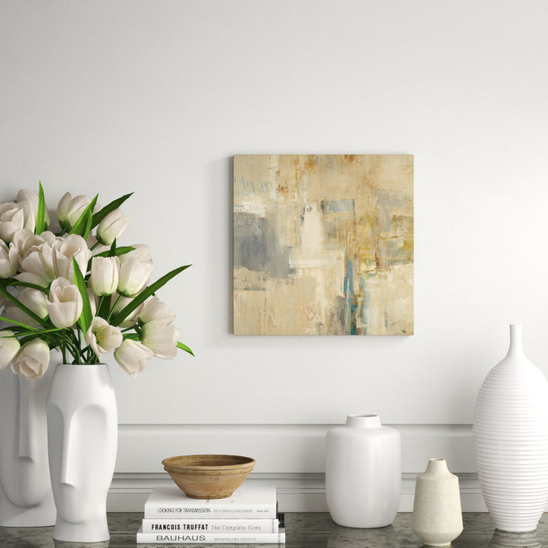 Rendezvous Painting, Image Brush Gel on Giclee Canvas, 24" H x 24" W x 1.5" D