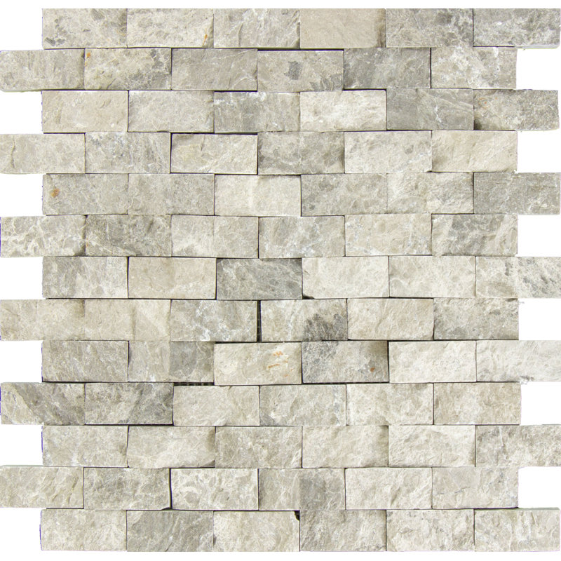 Carreau de mosaïque en marbre et brique