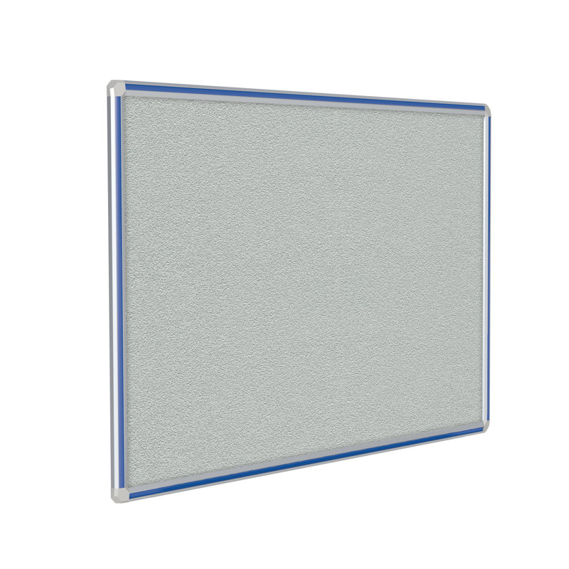 Babillard mural DecoAurora, H 36 po x l 48 po x P 0,83 po, Bleu royal