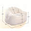 Pouf en mousse haute densité, canapé relax en fausse fourrure avec accoudoirs pour adultes, pour salon ou chambre à coucher