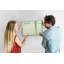 Magnetic Memo Board Whiteboard - 60 x 40 cm - Includes Marker and Magnets - Weekly menu