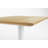 Easy Rectangular with Steel Base Dining Table-74747958-74747959
