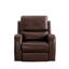 Fauteuil inclinable électrique standard en similicuir de 36,1 po Karelie-88416913