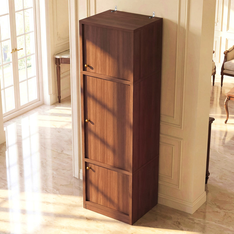 Tall Narrow Pantry Cabinet 71 Inch Freestanding Storage Cabinet With Doors And Shelves, Adjustable Shelves, Drawer & Anti-Tip Kit