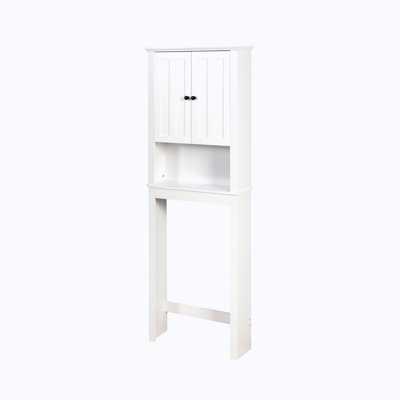 Armoire de rangement au-dessus de la toilette