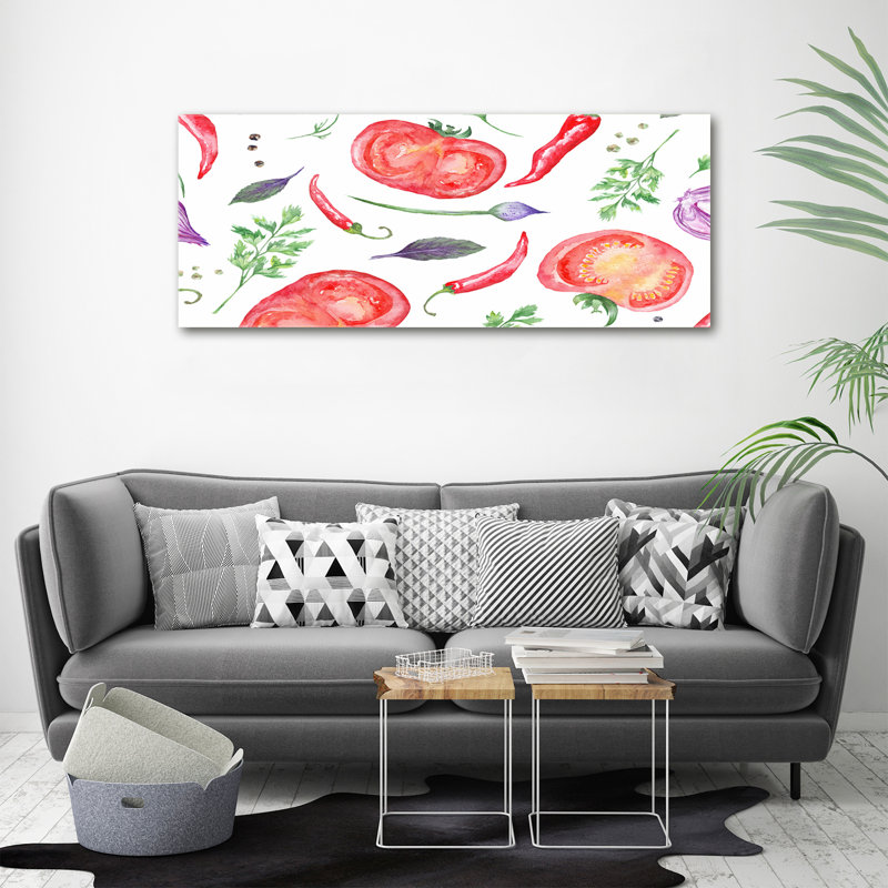 Tomato And Spices - Wrapped Canvas Print