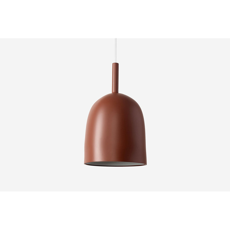 Vessel Pendant Light, Sedona, White, 18.5'' H x 9'' W x 9'' D