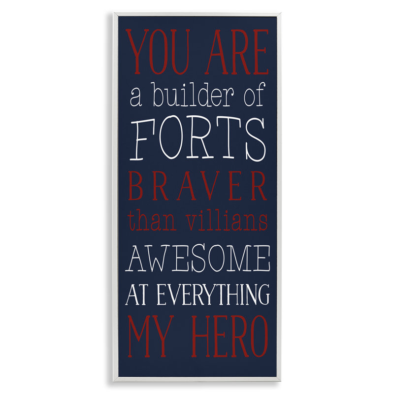 You Are My Hero, art de la giclée encadrée par Masey St. Studios, Estampe numérique encadrée blanc bord de mer