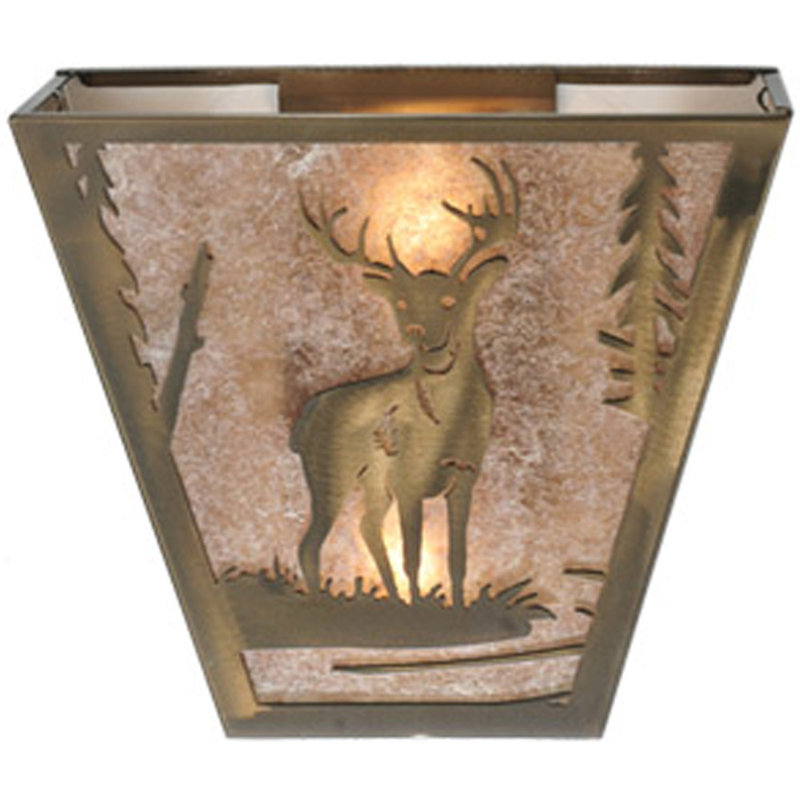 Rustic Lodge 2 - Light Flush Mounted Sconce