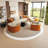 Business light  luxury negotiation sofa