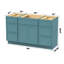 Base de meuble-lavabo simple 54 po seulement-98636825