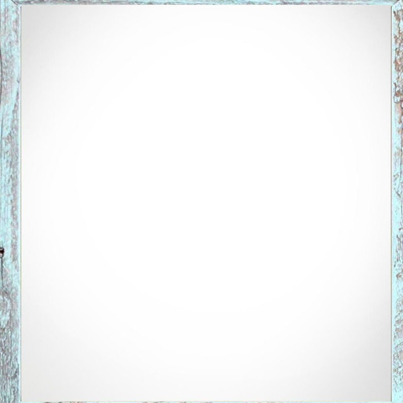 Cadre photo simple Bianca-Maria, L 4 po x H 4 po, Bleu