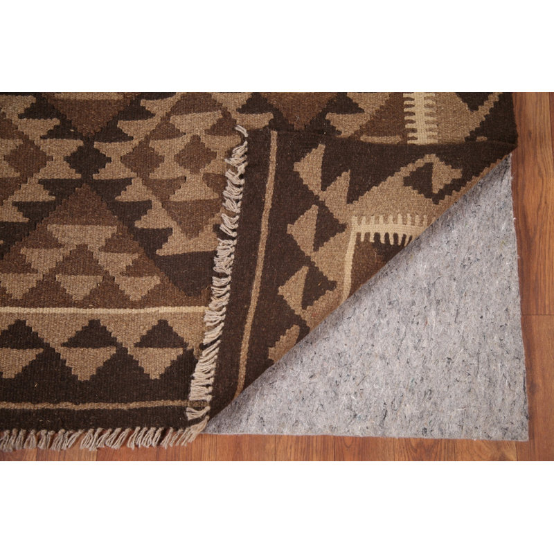 Reversible Wool Kilim Runner Rug 3x7