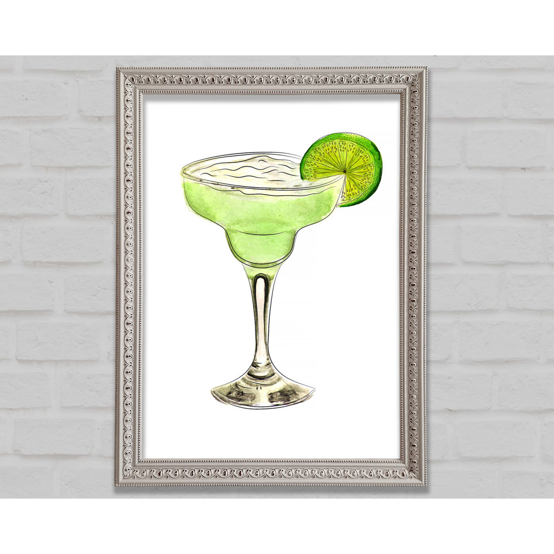 Margarita Cocktail 1 - Einzelner Bilderrahmen Kunstdrucke