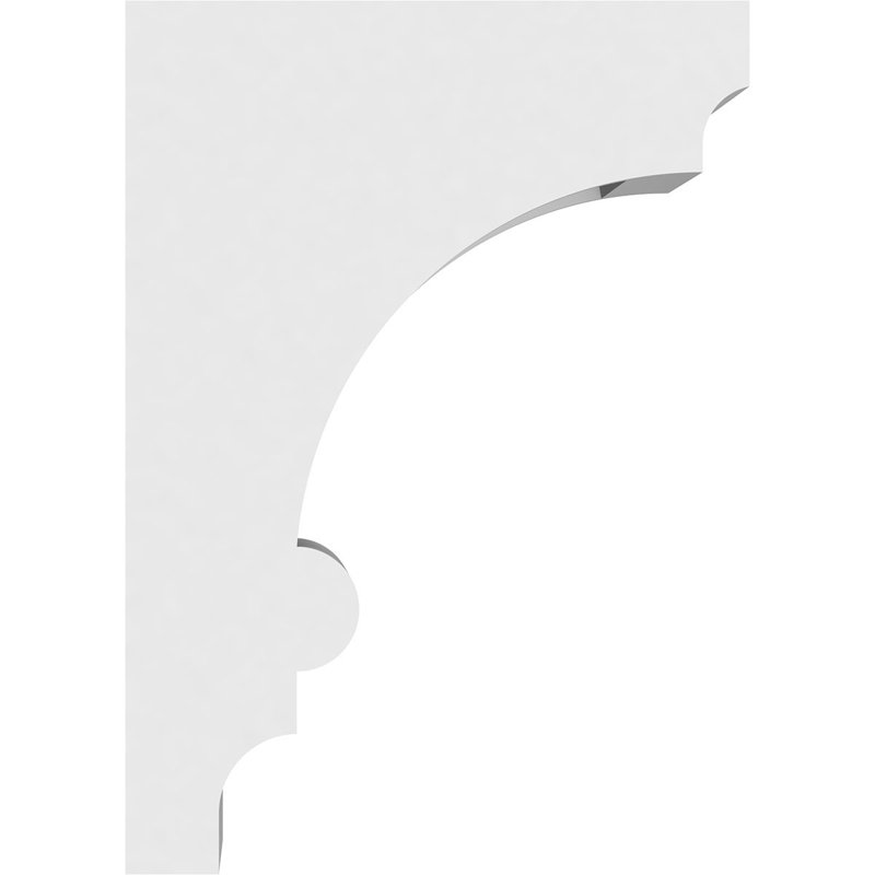 Corbeau en PVC standard de qualité architecturale Diane, H 14 po x l 5 po x P 10 po