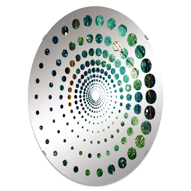 Miroir mural oval, 35,4 po x 23,6 po