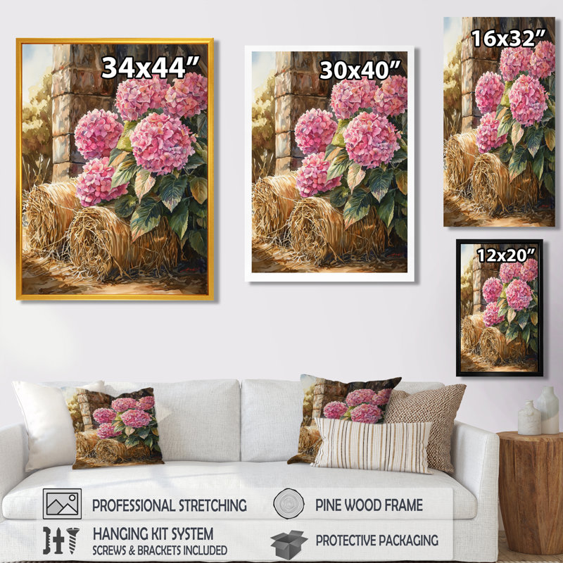 Dupere - impression sur toile florale, Noir, noir, noir, noir, H 20 po x l 12 po, Reproduction encadrée d'une seule photo