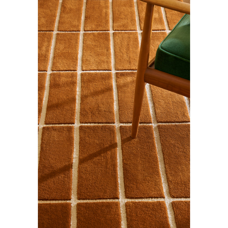 Tiiliskivi Green | 132907, Brown, Rectangle  8'2" x 11'6"