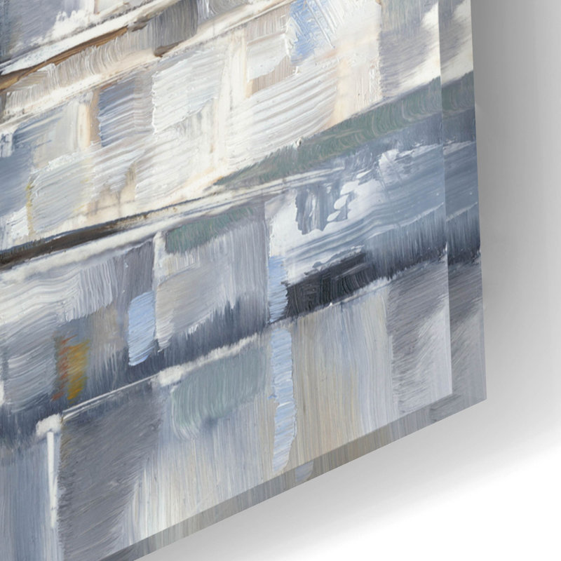 «Blue Hour 1» par Ethan Harper, art mural en verre acrylique, H 16 po x l 24 po x P 0,2 po