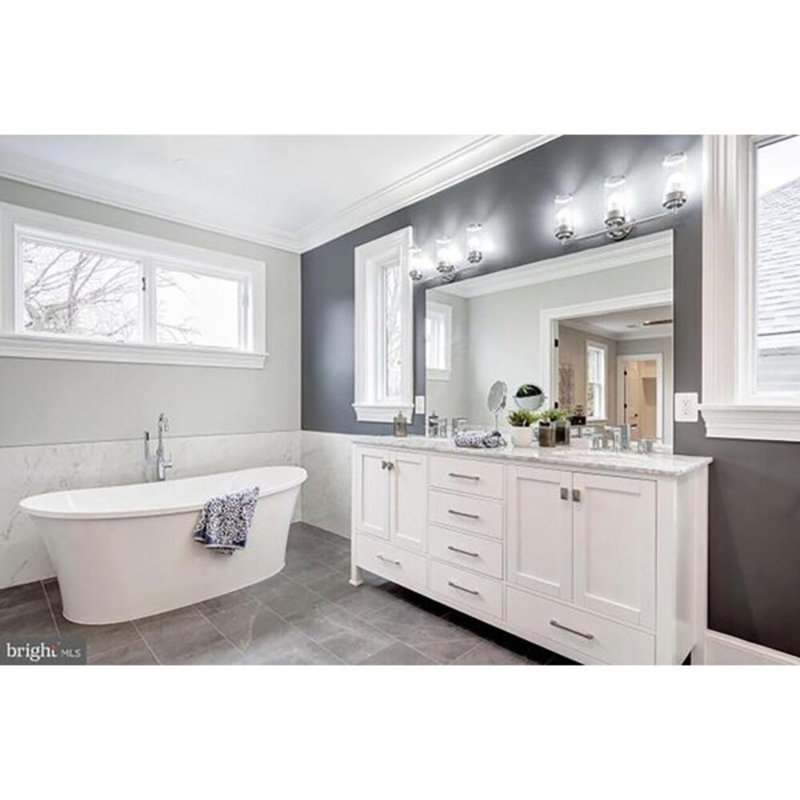 Breanne 66'' L Soaking Bathtub, Matte Black