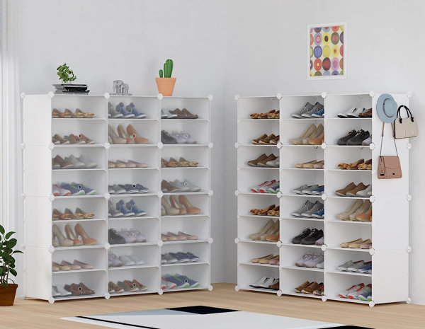 48 Pair Shoe Storage Cabinet Rebrilliant